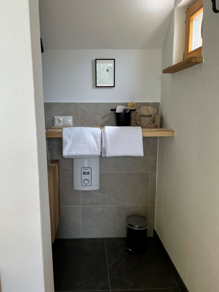 Mächlerhof Bienenhaus Badezimmer Handtuchhalter